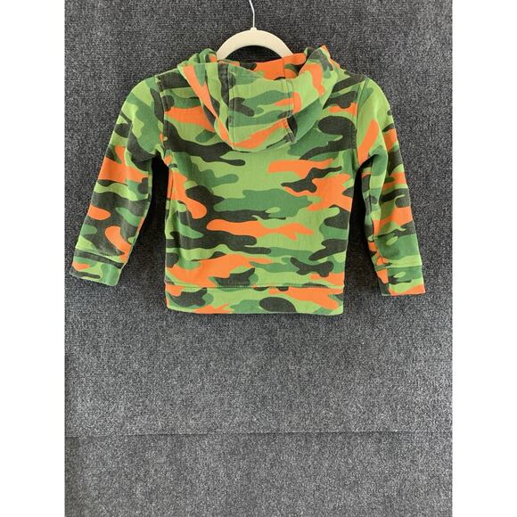 APPAMAN Boy’s Sweatshirt Zip Up Hoodie Camouflage Green Size 4 - Picture 12 of 12